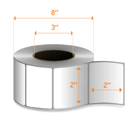 2" X 2" | Thermal Transfer Labels