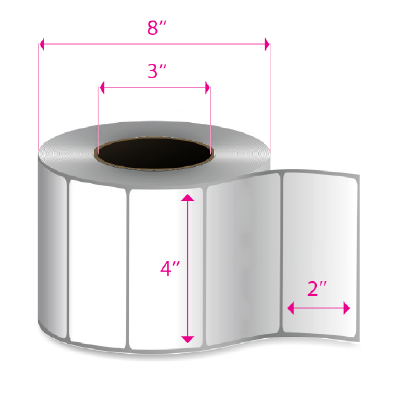 4" X 2" | Direct Thermal Labels